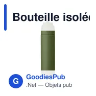 Bouteille isolée personnalisable TOIEN TWO 500 ml avec logo - Miniature 5