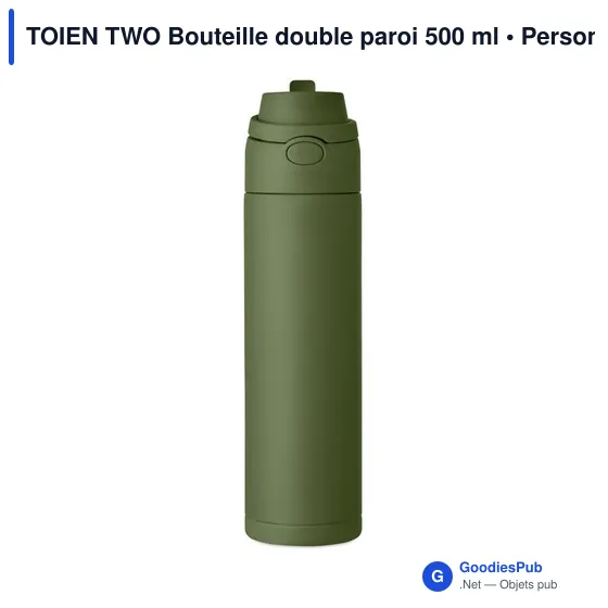 Bouteille isolée personnalisable TOIEN TWO 500 ml avec logo - Image 5