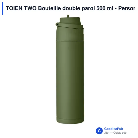 Bouteille isolée personnalisable TOIEN TWO 500 ml avec logo - Image 6