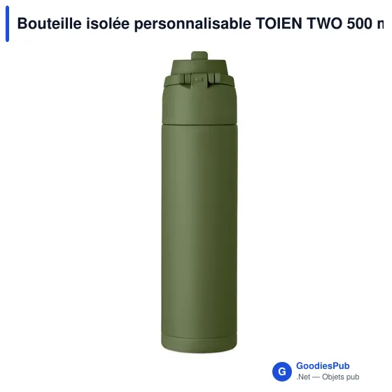 Bouteille isolée personnalisable TOIEN TWO 500 ml avec logo - Image 7