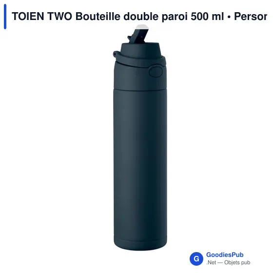 Bouteille isolée personnalisable TOIEN TWO 500 ml avec logo - Image 9