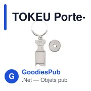 TOKEU Porte-clés Jeton Euro - Miniature 2