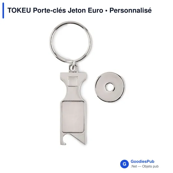 TOKEU Porte-clés Jeton Euro - Image 2
