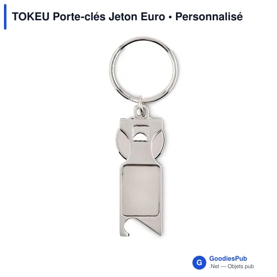 TOKEU Porte-clés Jeton Euro - Image 3