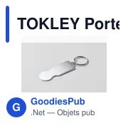 TOKLEY Porte-clés avec jeton - Miniature 4