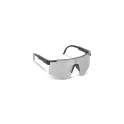 Variante Noir - Lunettes de sport personnalisables verres miroir UV400 avec logo - Tom