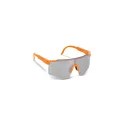 Variante Orange fluo - Lunettes de sport personnalisables verres miroir UV400 avec logo - Tom
