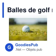 Balles de golf recyclées personnalisables avec logo - Tomorrow Golf - Miniature 5