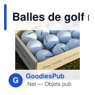 Balles de golf recyclées personnalisables avec logo - Tomorrow Golf - Miniature 6