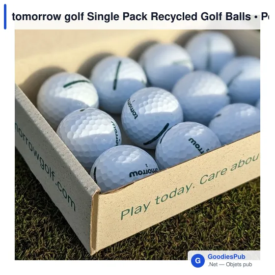 Balles de golf recyclées personnalisables avec logo - Tomorrow Golf - Image 6