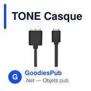 TONE Casque pliable sans fil en ABS - Miniature 11