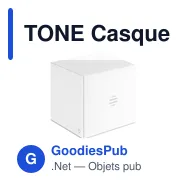 TONE Casque pliable sans fil en ABS - Miniature 7