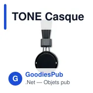 TONE Casque pliable sans fil en ABS - Miniature 8
