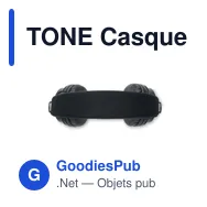 TONE Casque pliable sans fil en ABS - Miniature 9