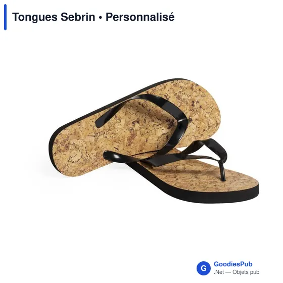 Tongs personnalisables avec logo pour entreprises et événements - Image 1