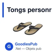 Tongs personnalisables Sirgu avec logo - Écologiques et confortables - Miniature 3