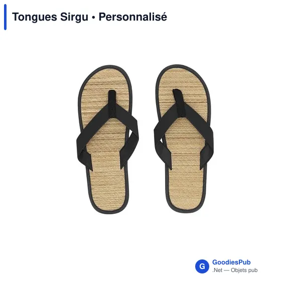 Tongs personnalisables Sirgu avec logo - Écologiques et confortables - Image 5