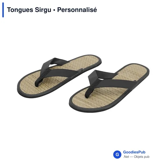 Tongs personnalisables Sirgu avec logo - Écologiques et confortables - Image 6