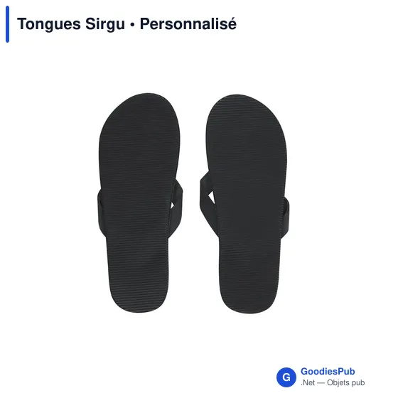 Tongs personnalisables Sirgu avec logo - Écologiques et confortables - Image 8
