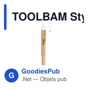 TOOLBAM Stylo niveau à bulle en bambou - Miniature 1