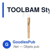 TOOLBAM Stylo niveau à bulle en bambou - Miniature 5
