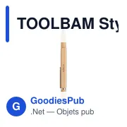 TOOLBAM Stylo niveau à bulle en bambou - Miniature 6