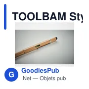 TOOLBAM Stylo niveau à bulle en bambou - Miniature 8