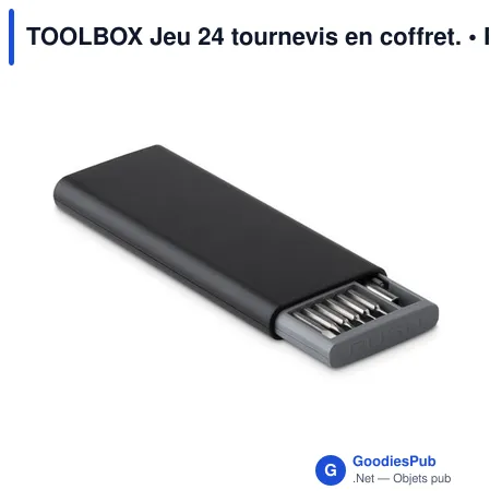 TOOLBOX Jeu 24 tournevis en coffret.