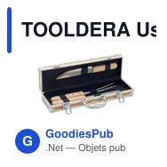 TOOLDERA Ustensiles BBQ en acier inox. - Miniature 1