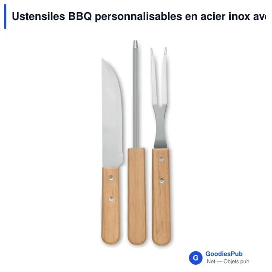 TOOLDERA Ustensiles BBQ en acier inox. - Image 2
