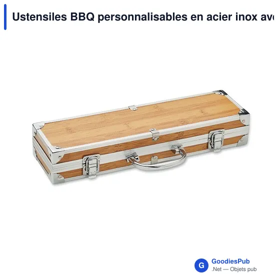 TOOLDERA Ustensiles BBQ en acier inox. - Image 3