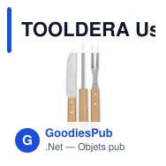 TOOLDERA Ustensiles BBQ en acier inox. - Miniature 4