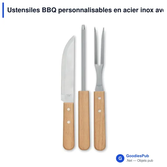 TOOLDERA Ustensiles BBQ en acier inox. - Image 4
