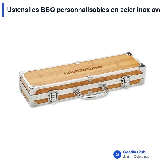 TOOLDERA Ustensiles BBQ en acier inox. - Image 5