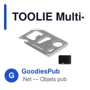 TOOLIE Multi-outils de poche - Miniature 1