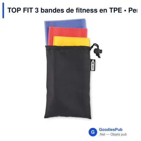 TOP FIT 3 bandes de fitness en TPE