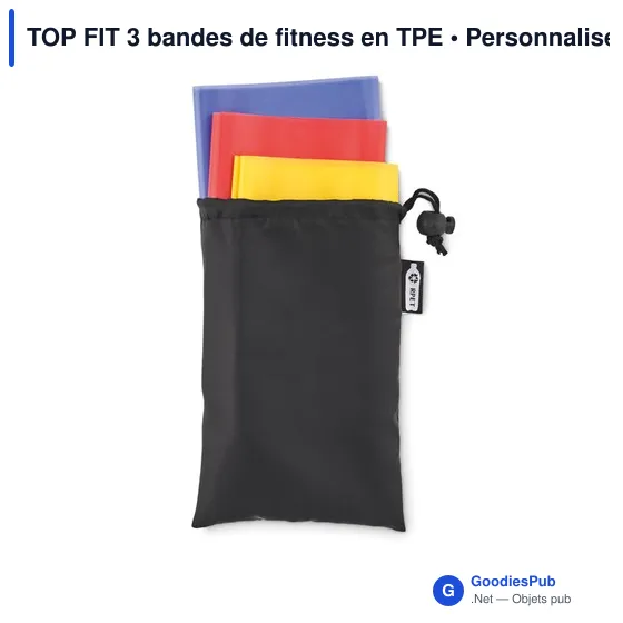 TOP FIT 3 bandes de fitness en TPE - Image 1