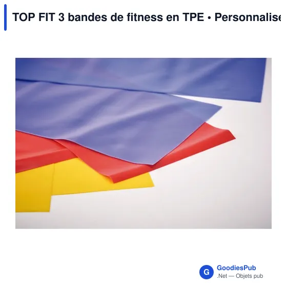 TOP FIT 3 bandes de fitness en TPE - Image 3
