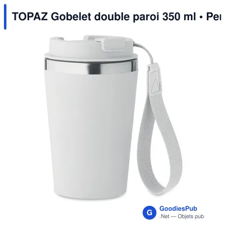 TOPAZ Gobelet double paroi 350 ml