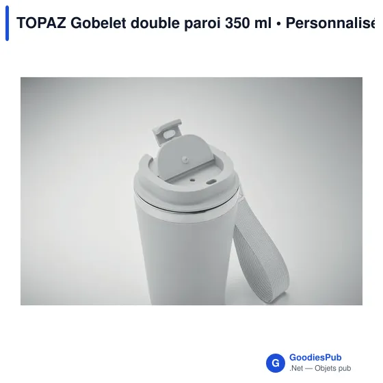 TOPAZ Gobelet double paroi 350 ml - Image 4