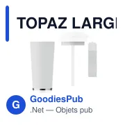 Gobelet double paroi personnalisable TOPAZ LARGE avec logo - Miniature 8