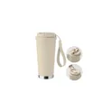 Variante beige - Gobelet double paroi personnalisable TOPAZ LARGE avec logo