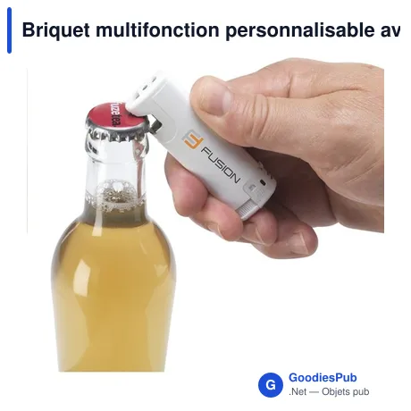 Briquet multifonction personnalisable avec logo - TopFire Opener