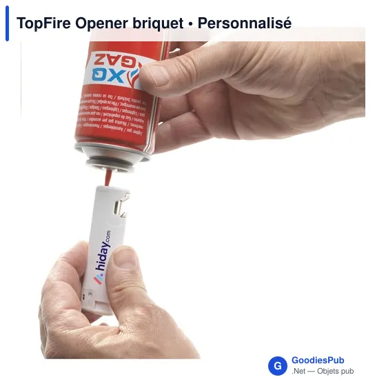 Briquet multifonction personnalisable avec logo - TopFire Opener - Image 3