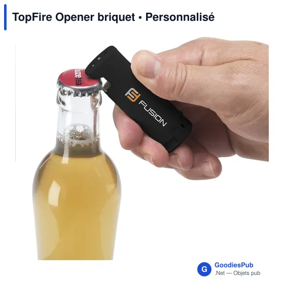 Briquet multifonction personnalisable avec logo - TopFire Opener - Image 6