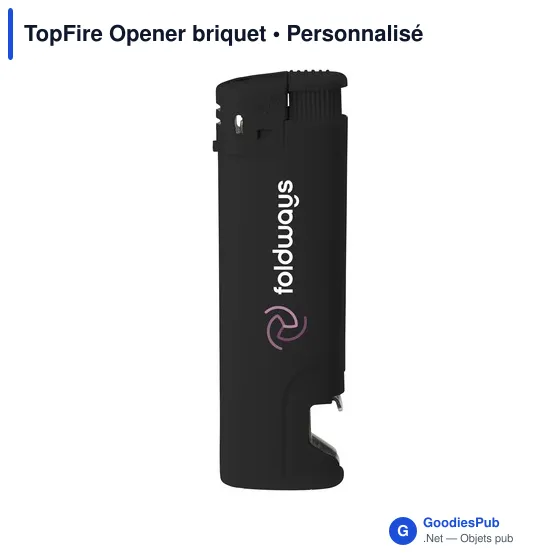 Briquet multifonction personnalisable avec logo - TopFire Opener - Image 7