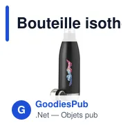 Bouteille isotherme personnalisable Topflask 500 ml avec logo - Miniature 1