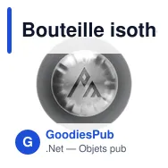 Bouteille isotherme personnalisable Topflask 500 ml avec logo - Miniature 2