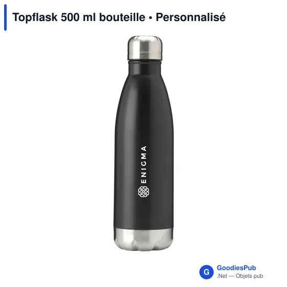 Bouteille isotherme personnalisable Topflask 500 ml avec logo - Image 6