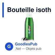 Bouteille isotherme personnalisable Topflask 500 ml avec logo - Miniature 7
